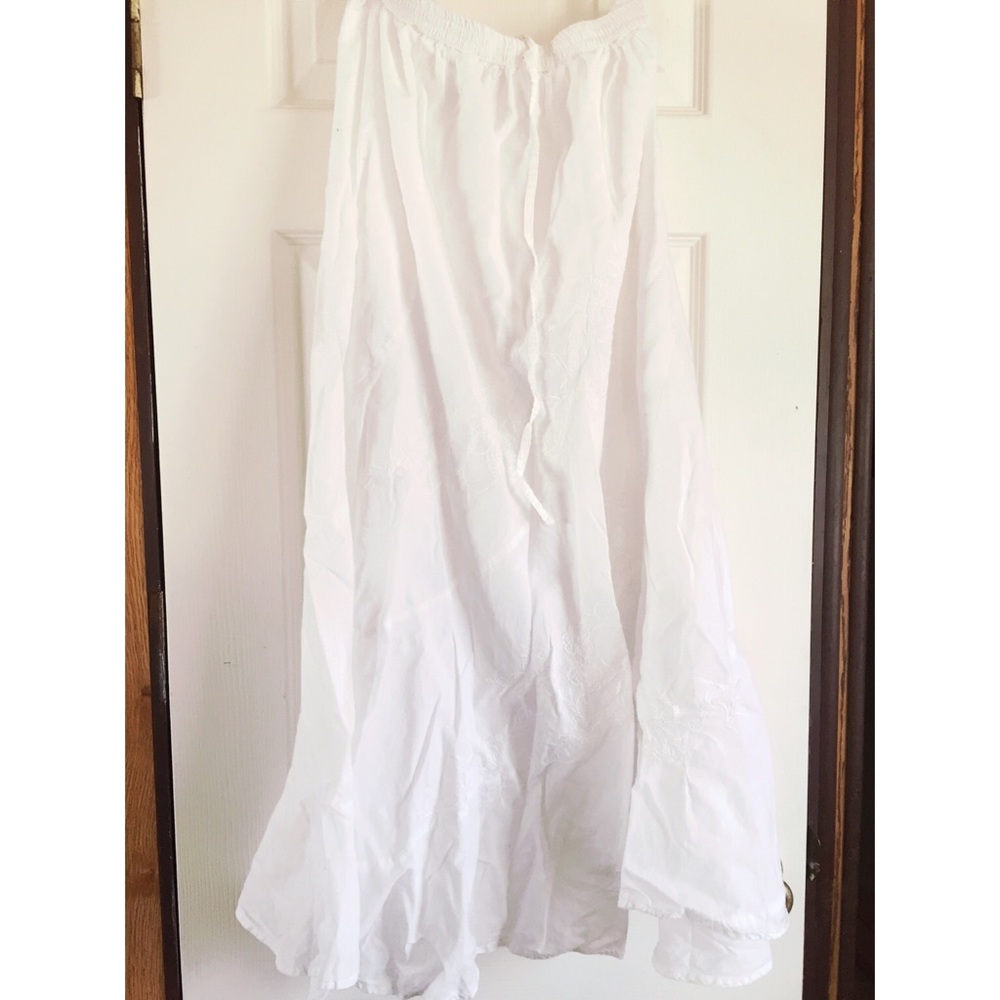White long skirt